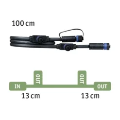 Plug & Shine 1 meter kabel med 3 utganger