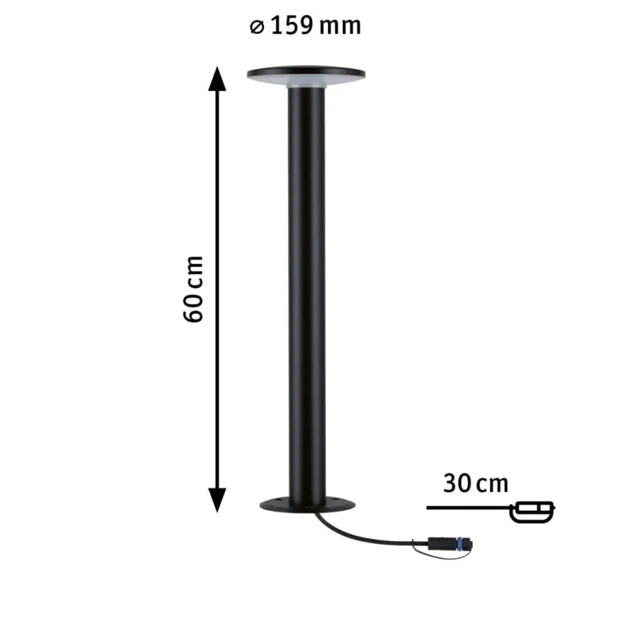 Plug & Shine Plate pullert IP44 60 cm 6,1W 3000 Kelvin - 24 Volt