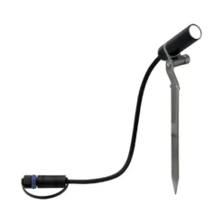 Plug & Shine Platini spot med spyd 2W 3000 Kelvin IP65 - 3 pakning med strømforsyning