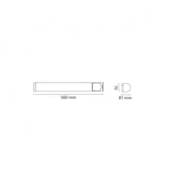 Prelude baderomslampe m/stikk 16W LED 2700K