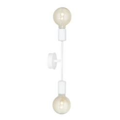Proton vegglampe 2 lys - Hvit