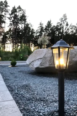 Pullert 3W 73 cm - Garden24 - Svart