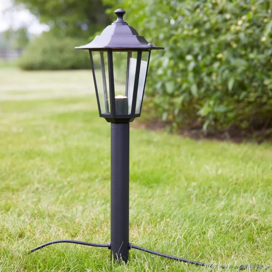 Pullert 3W 73 cm - Garden24 - Svart