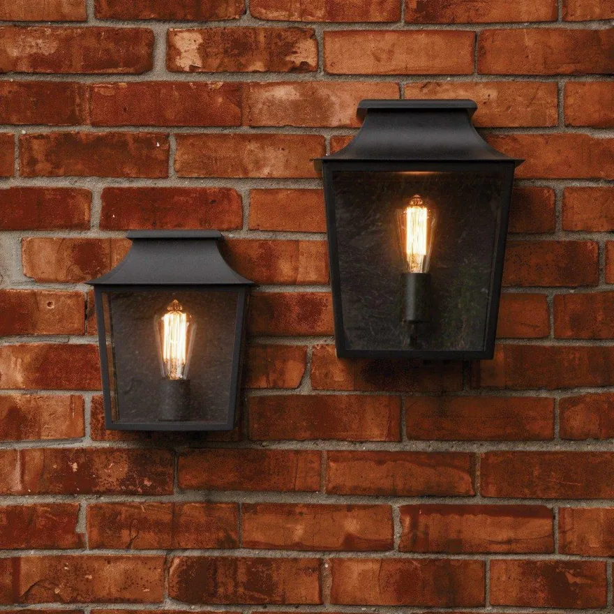 Richmond vegglampe 285 utendørs - Svart