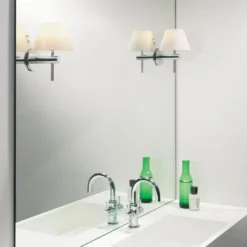 Roma vegglampe IP44 - Matt Svart