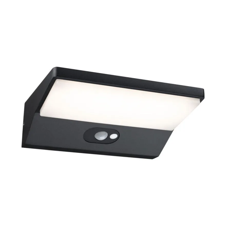 Ronas vegglampe utendørs 3,4W 3000 Kelvin m/bevegelses sensor - Solcelle