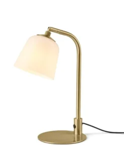 Room 49 bordlampe 40 cm - Opal/Antikk messing