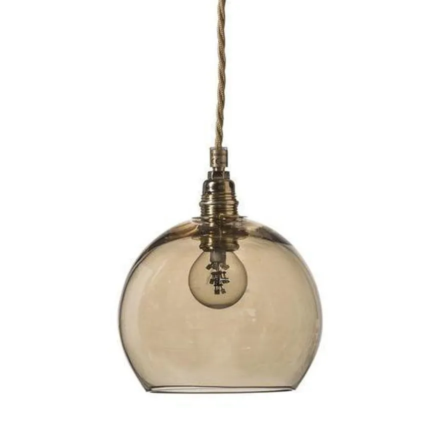 Rowan takpendel 15,5 cm Golden Smoke/gull