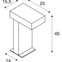 Rusty pullert 40 cm IP44