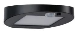 Ryse vegglampe utendørs 1,2W 3000 Kelvin m/bevegelses sensor - Solcelle