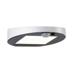 Ryse vegglampe utendørs 1,2W 3000 Kelvin m/bevegelses sensor - Solcelle