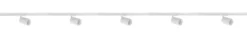 Secco spotskinne 5 spotter 2 meter - Pure white