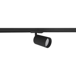 Secco spotskinne 5 spotter 2 meter - Svart