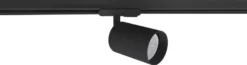Secco spotskinne 3 spotter 1 meter - Svart