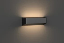 Søgne xl vegglampe opp/ned utendørs IP54 18W 3000K - Svart