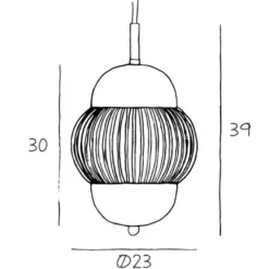 Shahin taklampe small