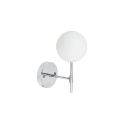 Sigma vegglampe IP23 - Krom/Opal