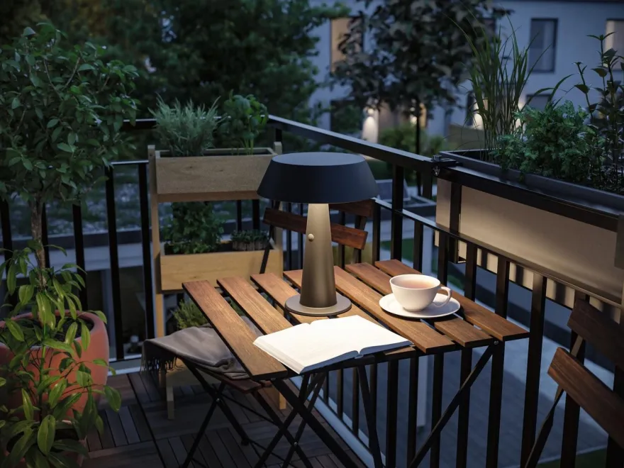 Soala portabel bordlampe oppladbar 2,1W 2700 Kelvin IP44 - Solcelle