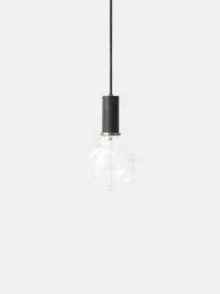 Socket takpendel lav - svart