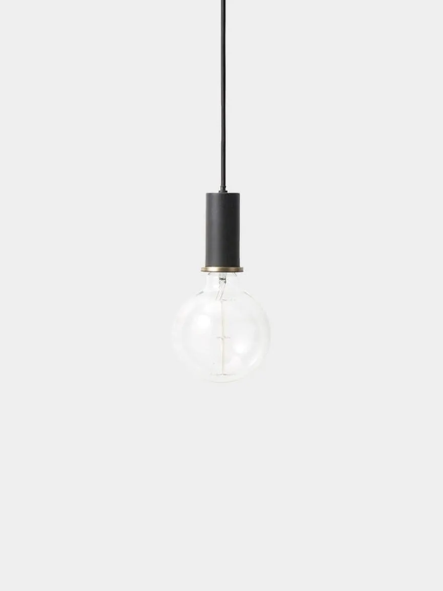 Socket takpendel lav - svart