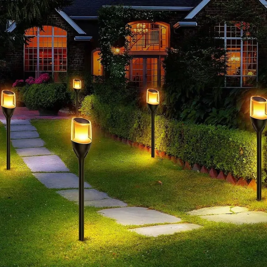 Solar Flame hagebelysning 1W 1600K IP65 - Solcelle
