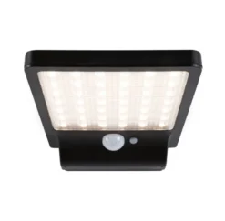 Solveig vegglampe utendørs 4,8W 3000 Kelvin m/bevegelses sensor - Solcelle