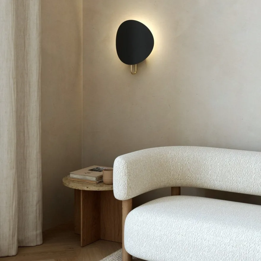 Spargo vegglampe - Svart/Messing