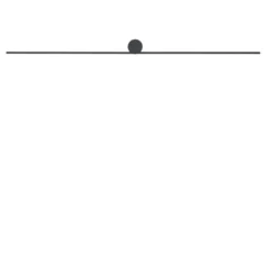 Spin vegglampe medium 99 cm 14W 3000K - Svart