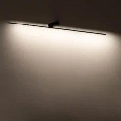 Spin vegglampe medium 99 cm 14W 3000K - Svart