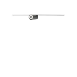 Spin vegglampe small 66 cm 9W 3000K - Svart