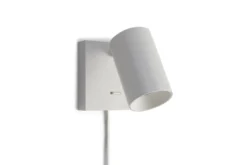 Spoton firkantet vegglampe GU10 med bryter