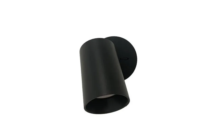 Spoton rund vegglampe GU10 med bryter