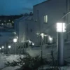 Stockholm pullert 1464 opalglass - Galvanisert stål