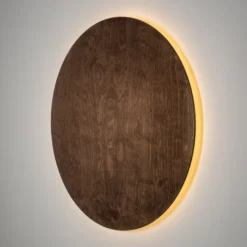 Timber rund vegglampe 75 cm 22W 3000 Kelvin