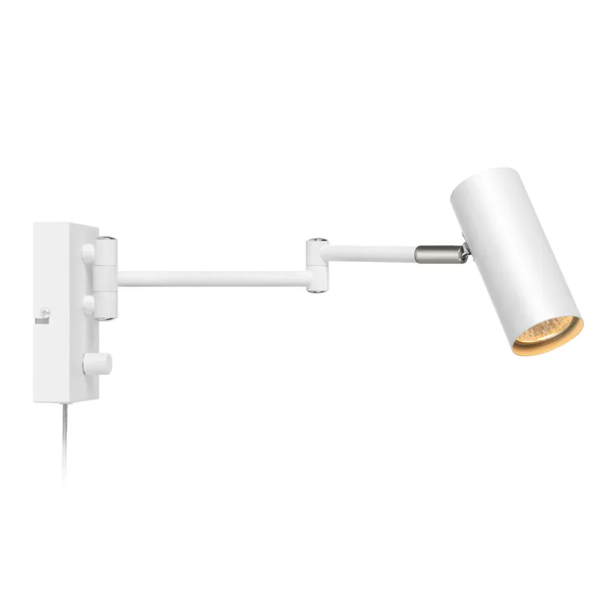 Torino vegglampe - Hvit - Hvit