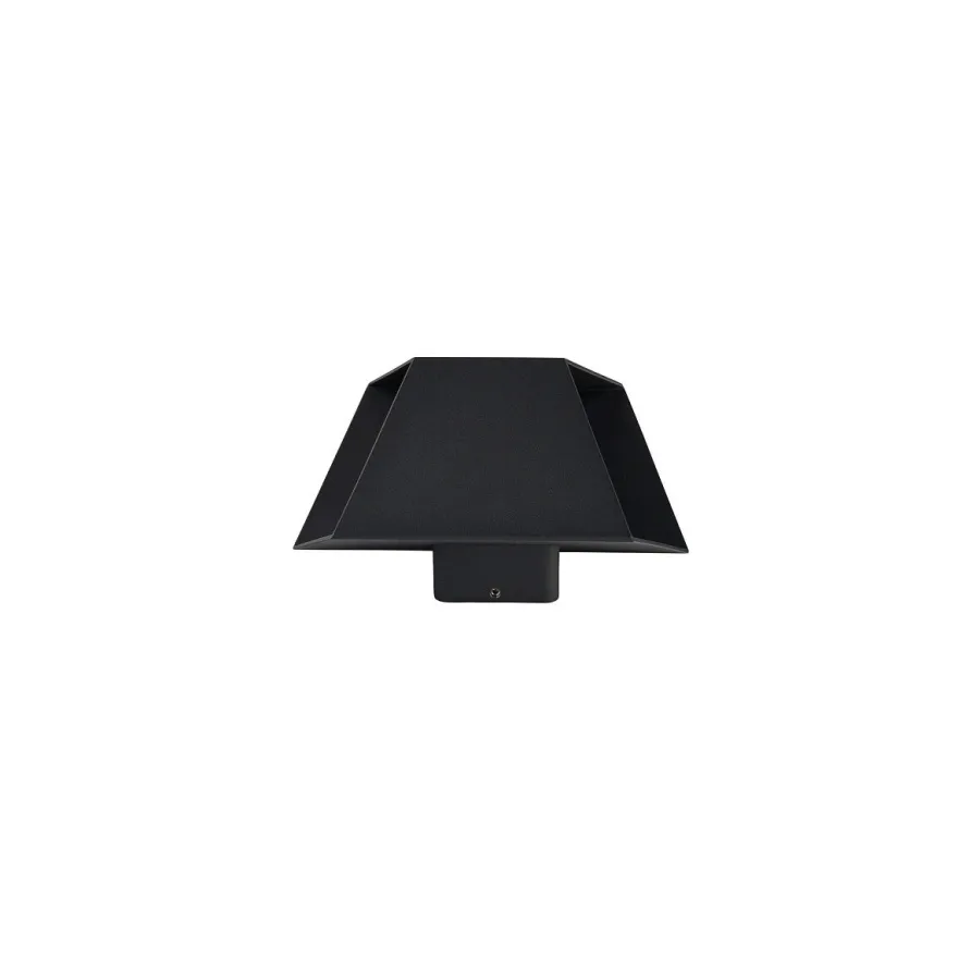 Triangles vegglampe opp/ned lys utendørs IP54 2x5W 3000K - Svart