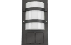 Trio Socket Grafitt 11W LED 3000K Ra>80 m/stikkontakt