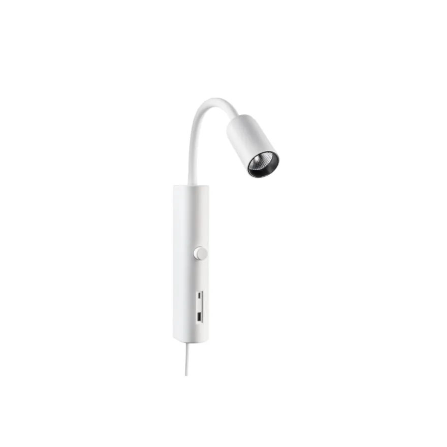 Tube vegglampe med USB 2700K dimbar