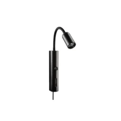 Tube vegglampe med USB 3000K dimbar