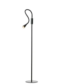 Twist gulvlampe 3W 3000K 3 step dim - Svart