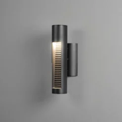 Udine vegglampe utendørs 12W 3000K IP44 - Svart