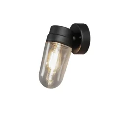 Vega vegglampe utendørs IP54 E27 - Svart