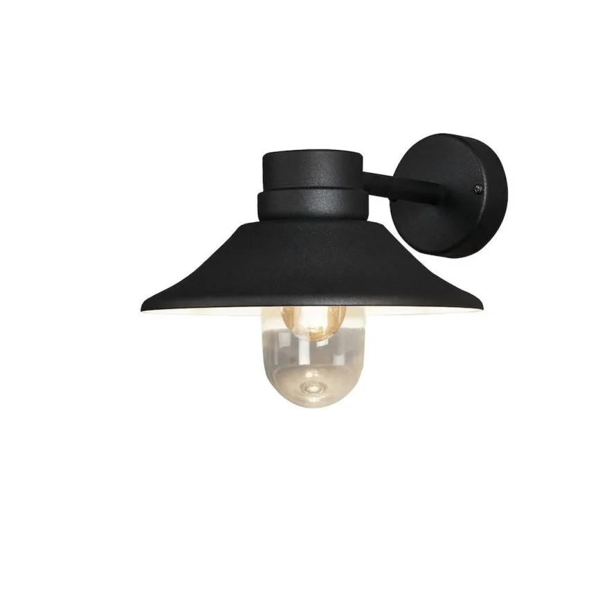 Vega vegglampe utendørs IP54 - Svart
