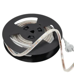 230V LED-Strip 9,2W 3000K IP65 Dimbar m/stikkontakt - 5 meter