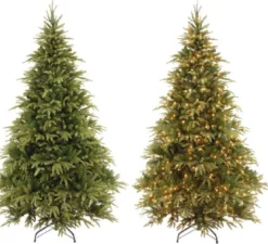 Weeping Bruce juletre med lys 2 meter - Dimbar