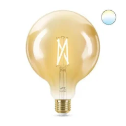 WiZ E27 Lyspære filament G125 6,7W Wifi - Justerbar fargetemperatur 2000-5000 Kelvin