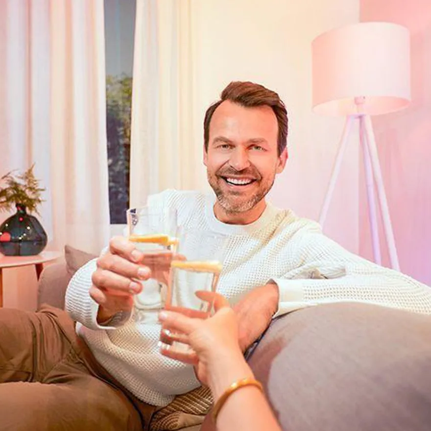 WiZ GU10 Lyspære 4,7W Wifi - Fullfarge 2 pakning