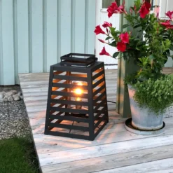 Yankton bord/gulvlampe - Svart