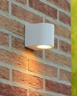 Zora round vegglampe ned rund utendørs IP44